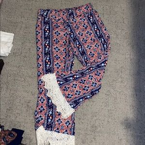 Boho flare pants